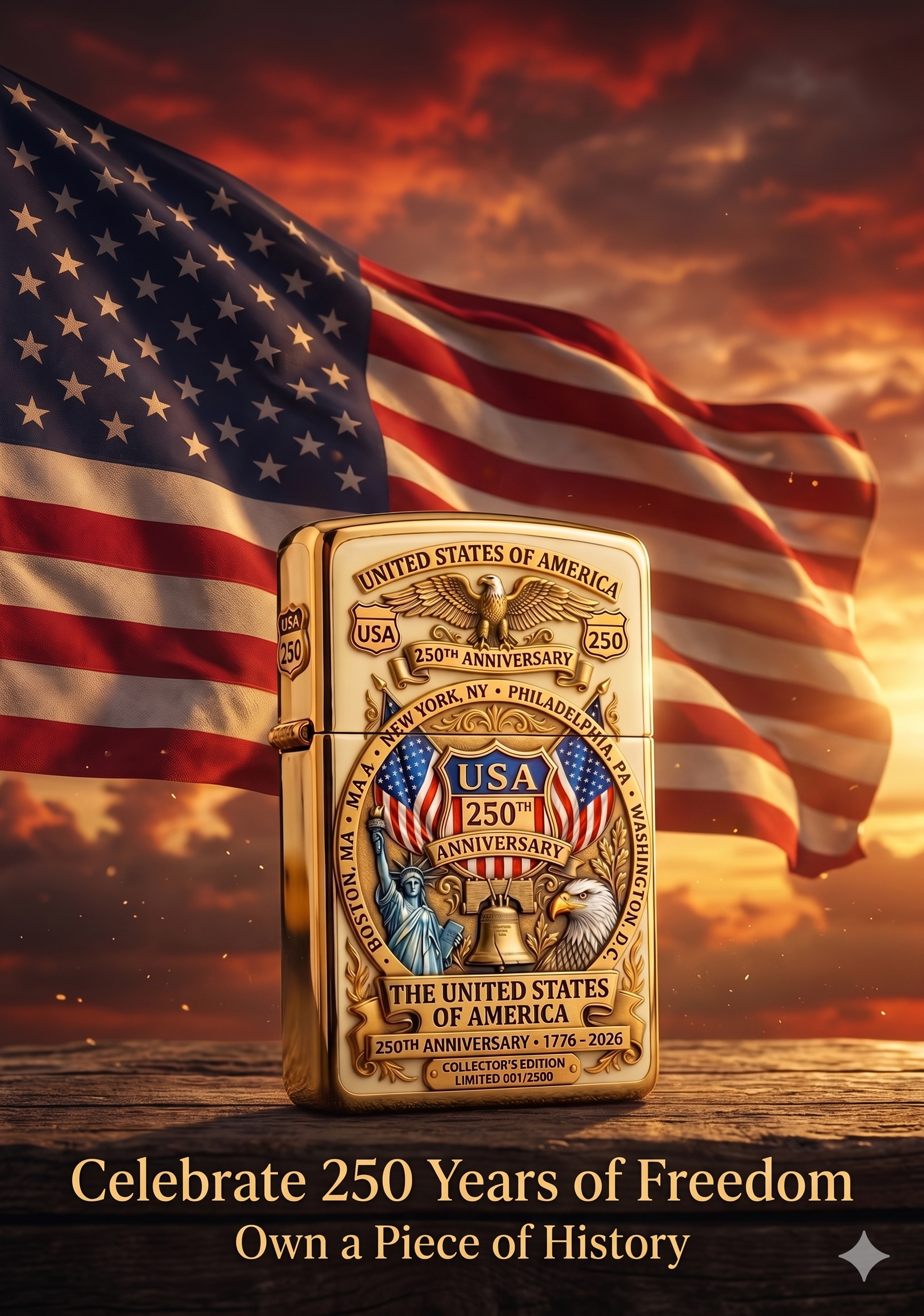 🎁250th Anniversary Lighter（BUY 3 FREE SHIPPING)