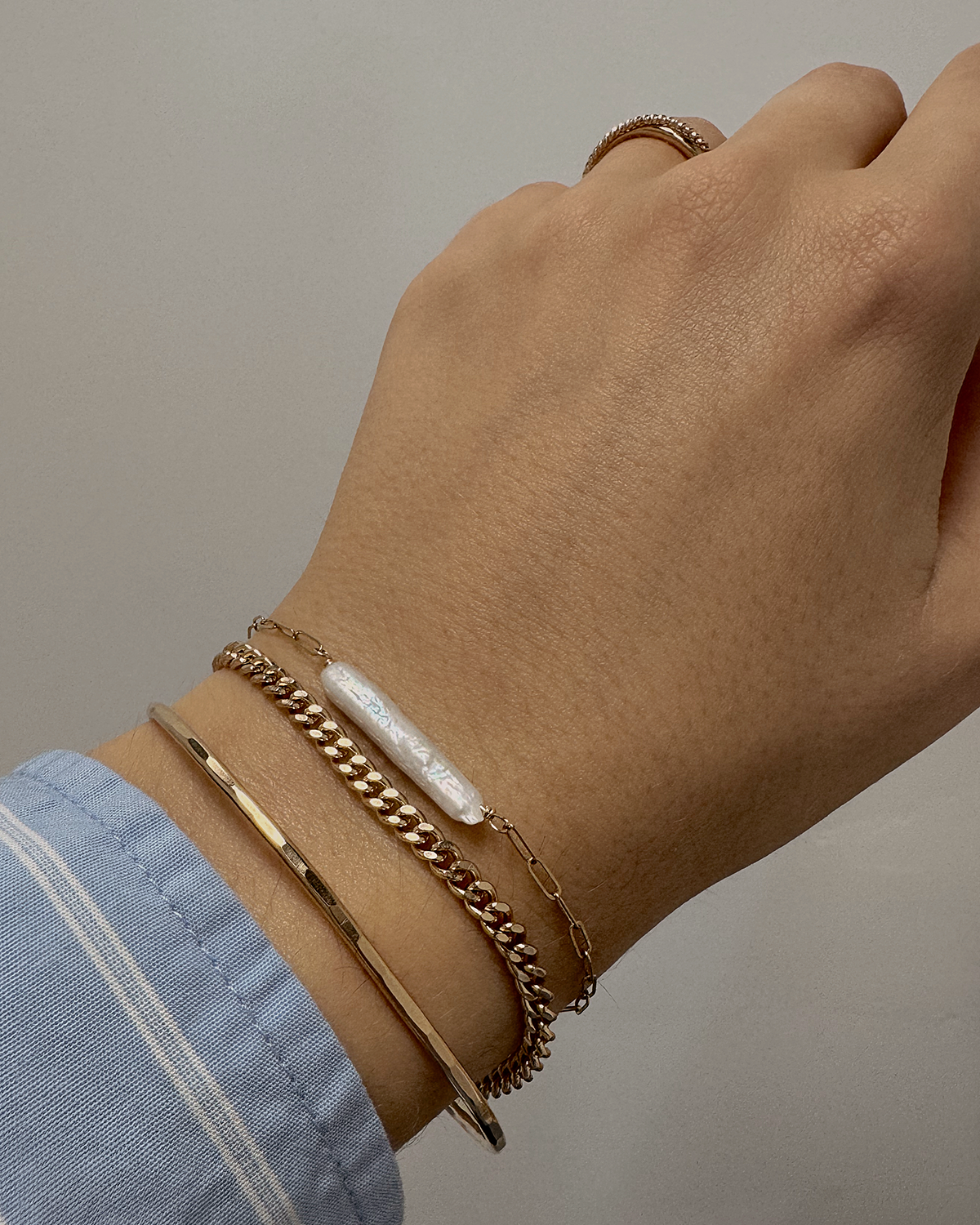 Pearl Bar Bracelet